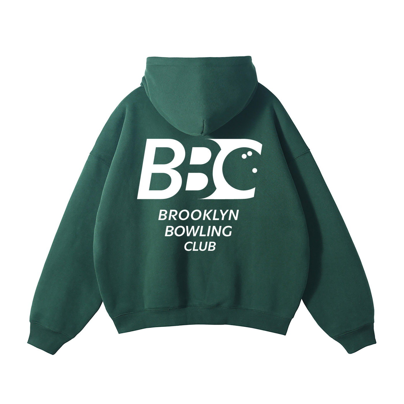 Fleece Hoodie Forest Green – Brooklyn Bowling Club